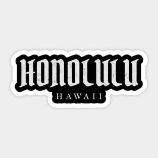 Honolulu, Hawaii Sticker